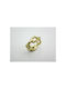 Women's Gold Plated Steel Ring