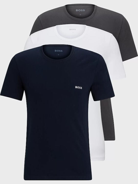 Boss Ανδρικές Φανέλες Πολυχρωμο 3Pack Boss Ανδρικές Φανέλες Πολυχρωμο 3Pack