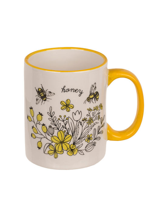Out of the Blue Honey Ceramic White Mug 250ml