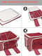 Plastic Storage Box with Lid Red 60x42x40cm 1pcs