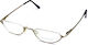 Aristar Damen Metallisches Brillengestell Gold 6652 001