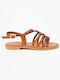 Women's Handmade Braided Sandals Tan 15233