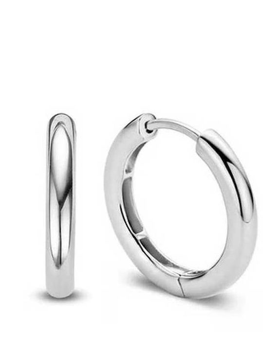 Ti Sento Earrings Hoops made of Silver