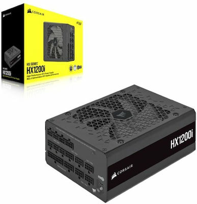 Corsair HX1200i 1200W Μαύρο Τροφοδοτικό Υπολογιστή Full Modular 80 Plus Platinum