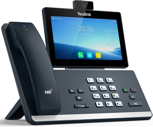 Yealink T58W Pro with camera Cu fir Telefon IP 16 linii Negru