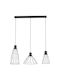 TK Lighting Hängelampe Schwarz Schiene 82cm.