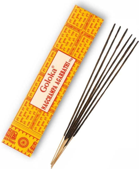 Nag Champa Agarbathi Goloka Räucherstäbchen 16g