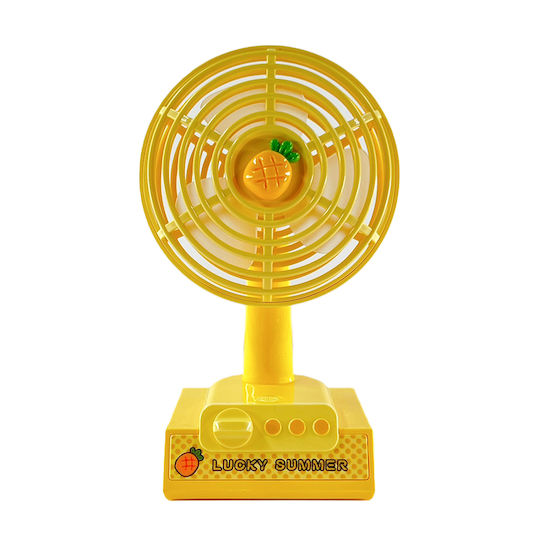 Rechargeable Mini Table Fan Yellow Ys2287yellow