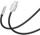 Treqa CA-8791 Cablu Micro USB Tip Regular USB 2.0 Negru 1m 1 Bucată