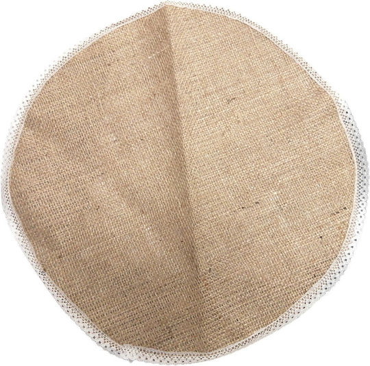 Fabric for Wedding Favors Made of Linatsa Beige 1pcs