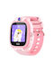 Kids Smartwatch with Rubber/Plastic Strap Pink