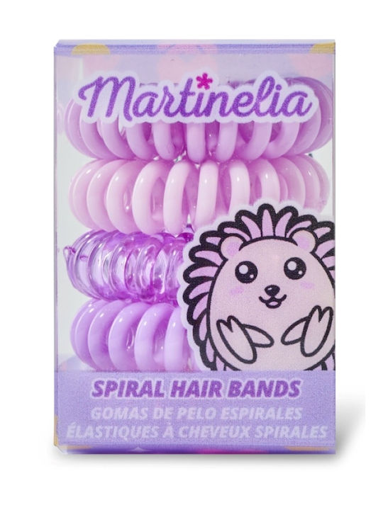 Martinelia Σετ Παιδικά Λαστιχάκια Σπιράλ Μωβ 5τμχ Martinelia Σετ Παιδικά Λαστιχάκια Σπιράλ Μωβ 5τμχ