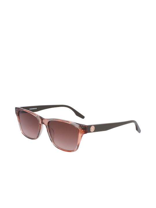 Converse Women's Sunglasses with Pink Tartaruga Plastic Frame and Brown Gradient Lens CV535S-ALL