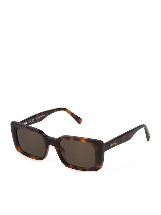 Sting Women's Sunglasses with Brown Tartaruga Plastic Frame and Brown Lens SST477 09JC
