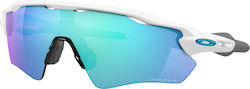 Oakley Radar Ev Path Sonnenbrillen Λευκά mit Kunststoff Gestell