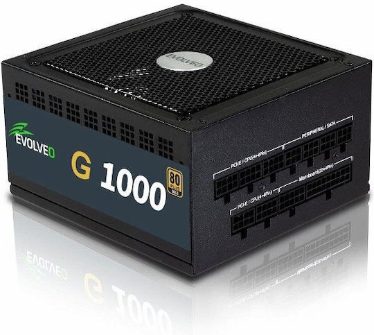 Evolveo G1000 1000W Schwarz Computer-Netzteil Vollständig modular 80 Plus Gold