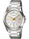 Casio Ceas Barbatesc 37mm Cu Baterie și Brățară Din Metal Argintie