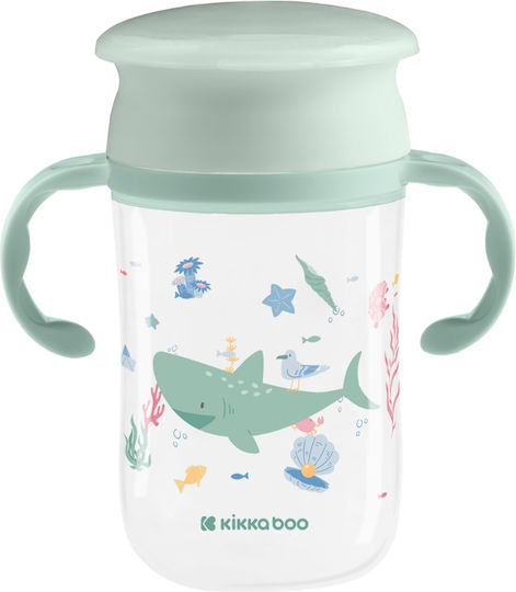 Kikka Boo Παιδικό Ποτηράκι από Σιλικόνη Πράσινο 300ml για 12m+