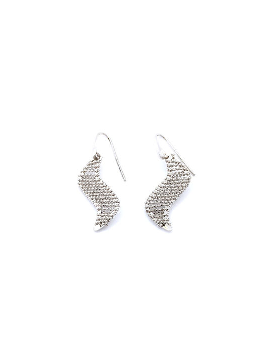 925 Silver Plated Modern Design Earrings