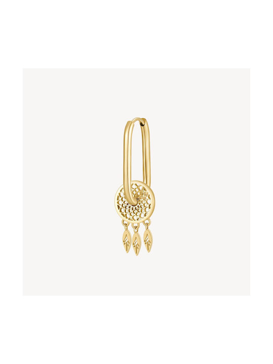 Brosway Single Earring made of Steel Gold Plated