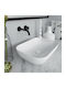 Orabella Trend Επικαθήμενος Νιπτήρας Πορσελάνης 50x38x14.4cm Λευκός