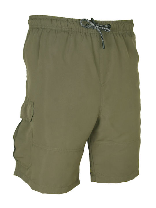 Double Herrenshorts Cargo Khaki