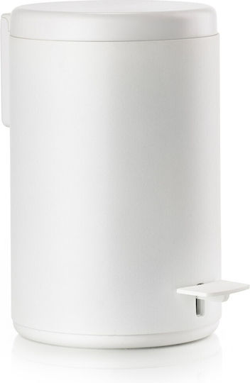 Zone Denmark Metallic Bathroom Basket 3lt White