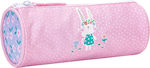 Lemon Ribbon Pencil Case with 1 Compartment Pink