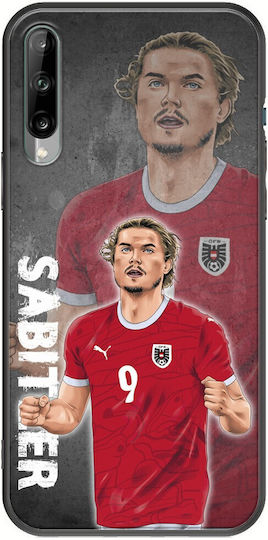 Euro 2024 Marcel Sabitzer Samsung Galaxy A30s Negru TPU Husă de silicon negru