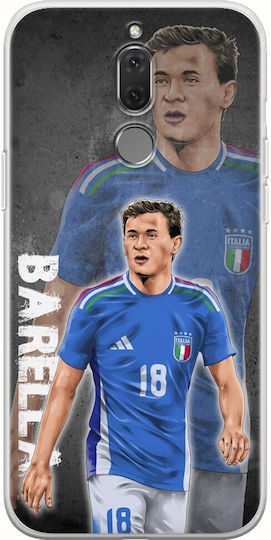 Euro 2024 Nicolo Barella Huawei Mate 10 Lite Flexibles Transparentes Silikon TPU