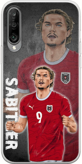 Euro 2024 Marcel Sabitzer Xiaomi Mi A3 Flexibles TPU Transparentes Silikon