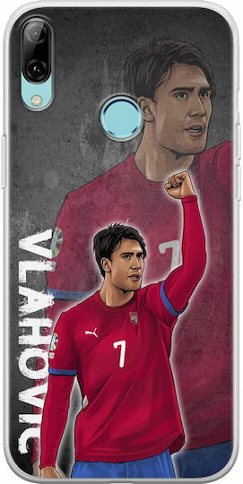 Euro 2024 Dusan Vlahovic Huawei Y7 2019 Flexible Tpu Transparent Silicone