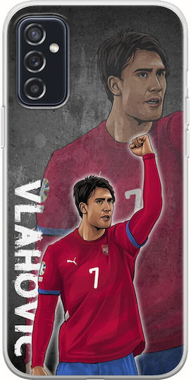 Euro 2024 Dusan Vlahovic Samsung Galaxy M52 5g Flexibles TPU Transparentes Silikon