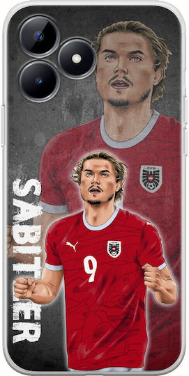 Euro 2024 Marcel Sabitzer Husă flexibilă din silicon transparent Realme C53