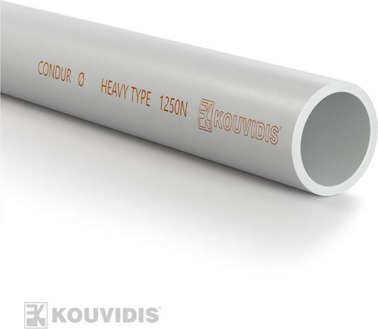 Kouvidis Βαρέως Τύπου 1250nt Електрическа тръба с диаметър 50мм от пластмаса 1м 1021050