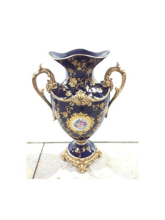 Eurolamp Decorative Vase Blue 34.5x20x48cm