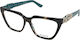 Guess Γυναικείος Κοκκάλινος Σκελετός Cat Eye GU...