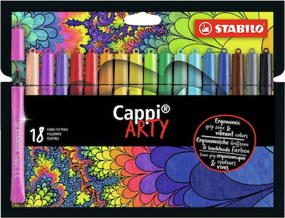 Stabilo Arty Marker 1mm Cappi Arty St168/18-1-20 18 Colors 1buc