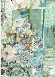 Stamperia A4 Wonderland Ριζόχαρτο Decoupage