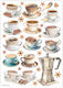 Stamperia A4 Cups Tissue paper Decoupage