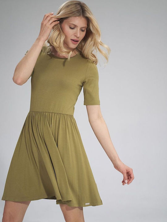 Figl Sommer Kleid Khaki