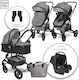 Lorelli Alba Premium Adjustable 3 in 1 Baby Str...