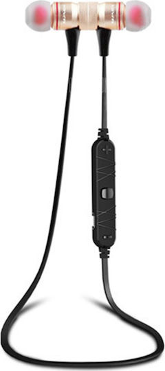 Awei A920BL In-ear Bluetooth Handsfree Ακουστικά με Αντοχή στον Ιδρώτα Χρυσά
