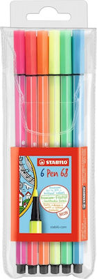 Stabilo Markers Red 6pcs