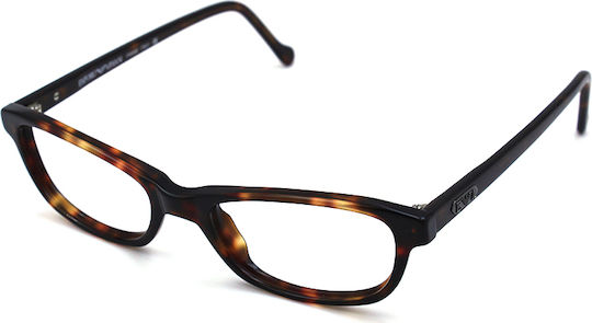 Emporio Armani Мъжки Пластмасов Рамка за Очила Кафяв EA554 063