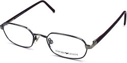 Emporio Armani Metal Eyeglass Frame Silver EA187 1144