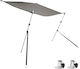 vidaXL Tenta Barca Aluminiu M174xL205xH115cm Gri Culoare