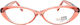 Carlo Rossi Women's Acetate Cat Eye Prescription Eyeglass Frame Orange PL.17225-C3