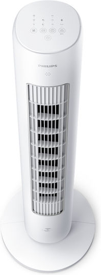 Philips Seria 5000 Ventilator Tip Turn 40W Cu Telecomandă Alb