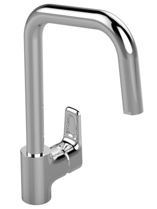 Ideal Standard Ceraplan Iii Смесител За Кухня Настолен С Подвижен Душ Сребрист